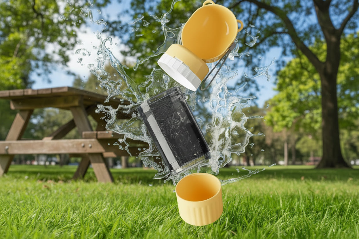 Gamelle Portable pour Chien - Distributeur d'Eau et Nourriture 2 en 1